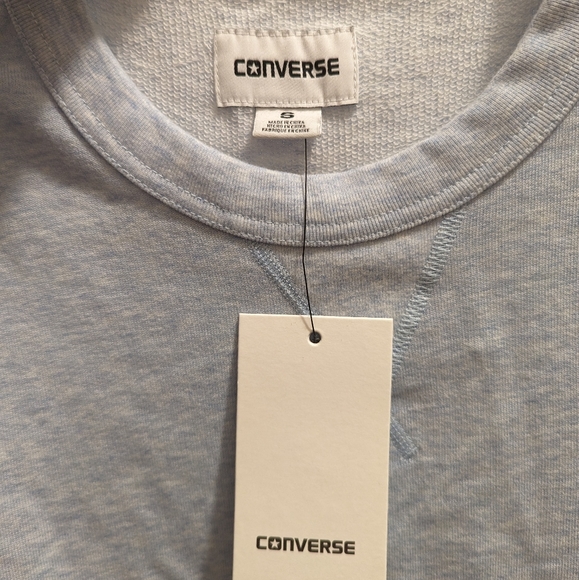 Brand New CONVERSE Men's round neck sweater in size SMALL - Picture 2 of 2